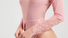 Elegant ladies long sleeve eyelash lace transparent bodysuit BSQ169