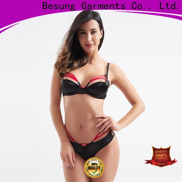 Besung low price sexy lingerie bulk production for hotel