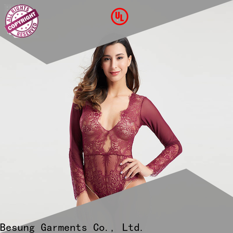 Besung backless female bodysuit wholesale for women