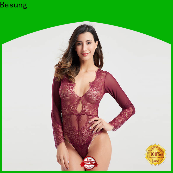 Besung fashionable female bodysuit lingerie for home