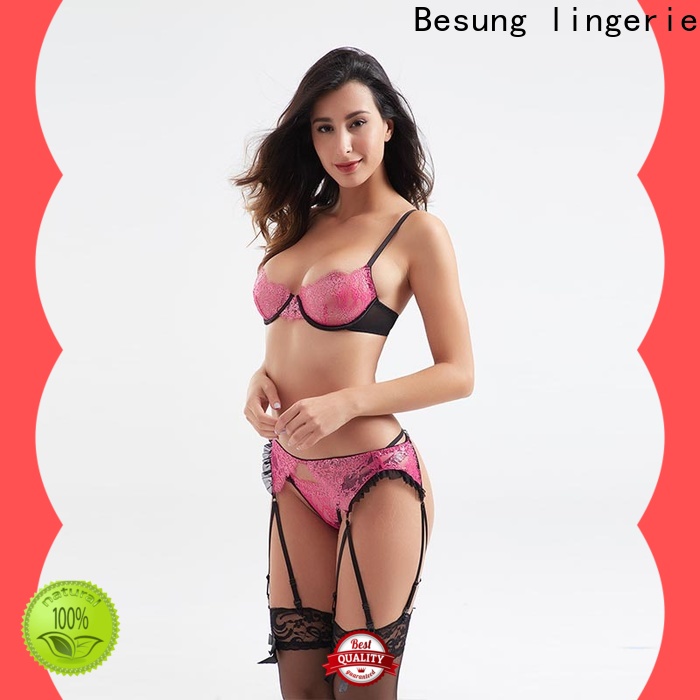 Besung threepiece Lingerie Manufacturers China supplier for hotel