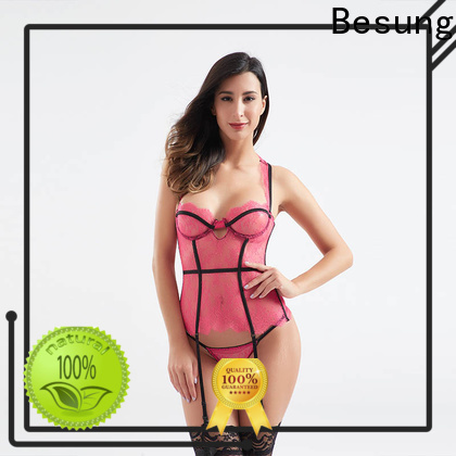 Besung elegant lace up corset for wholesale for women