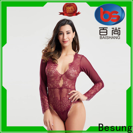 Besung fine-quality strappy bodysuit wholesale for wife