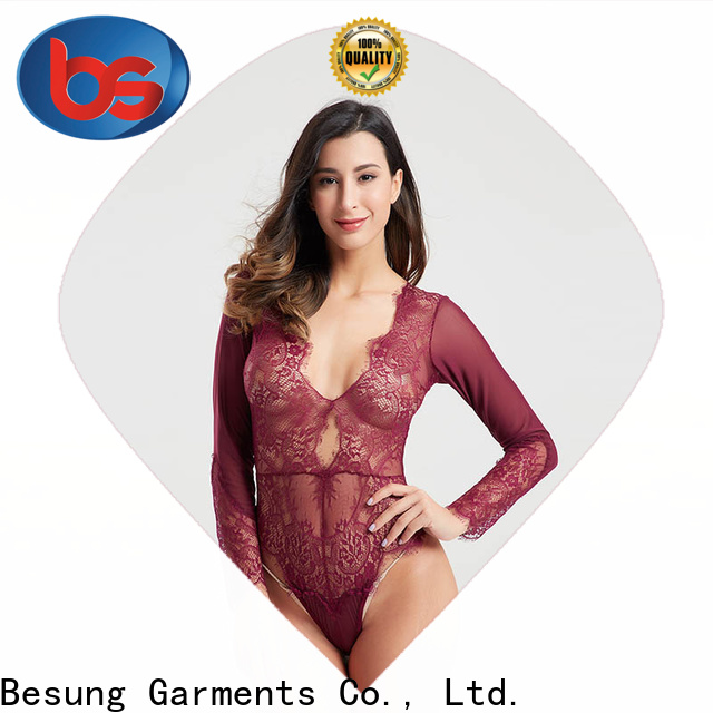 Besung top lace underwire bodysuit lingerie for women