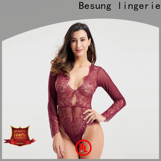 Besung backless lace body suits production for hotel