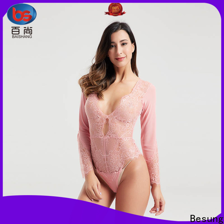 Besung industry-leading black lingerie bodysuit at discount for home