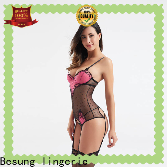 simple design white lingerie bodysuit ladies from manufacturer for wife