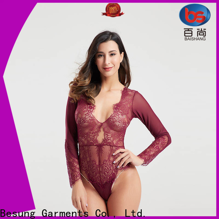 hollow lace body suits dot production for wife