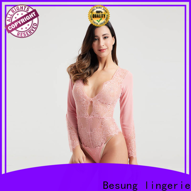 Besung out sexy black bodysuit bodysuit for lover