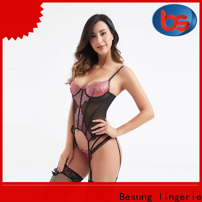 Besung simple design lace up corset factory price for hotel