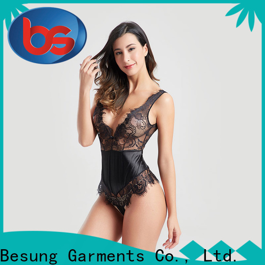 Besung backless hot pink bodysuit at discount for hotel
