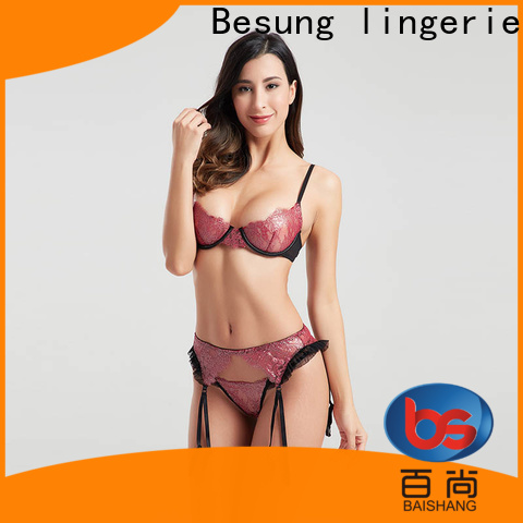 Besung print plus size lingerie design for wife