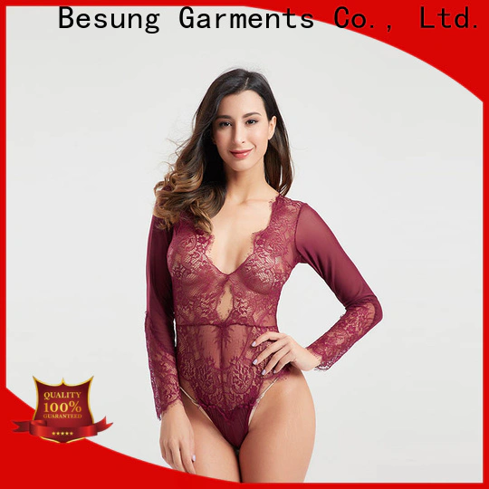 Besung new-arrival nude lace bodysuit wholesale for hotel