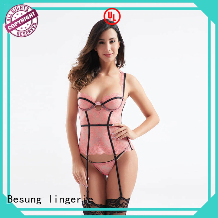 Besung high-quality black corset at discount for women