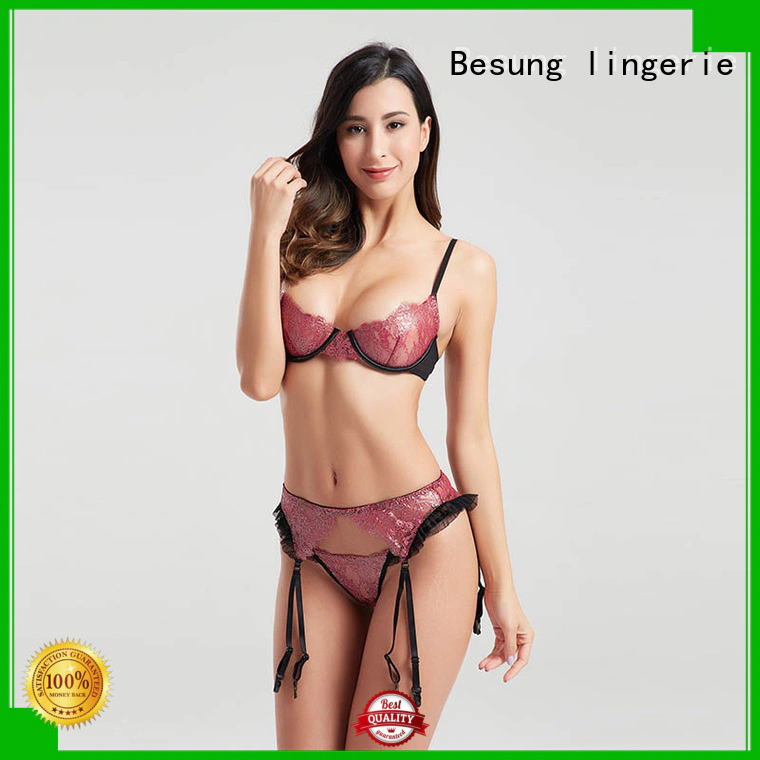 Besung threepiece nude lingerie order now for home