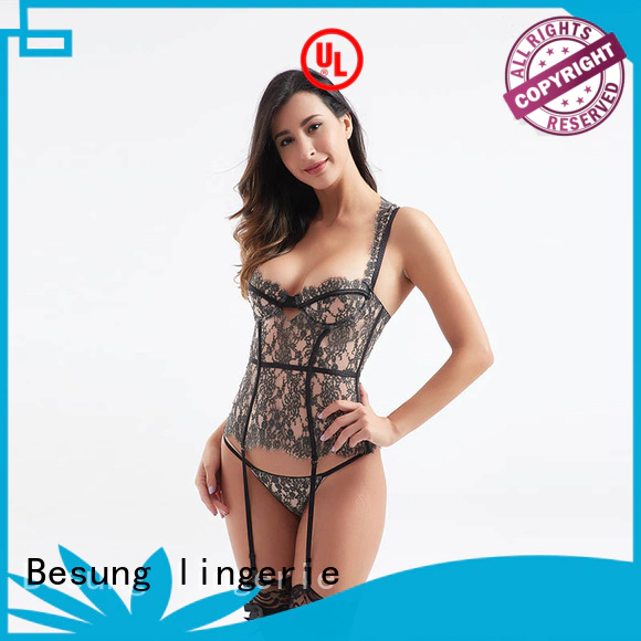 Besung lace sexy corset lingerie wholesale for wife