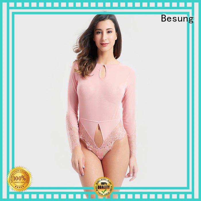 Besung out lace underwire bodysuit from manufacturer for home