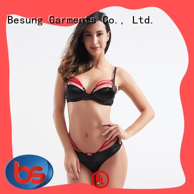 Besung leopard silk lingerie rope for wife