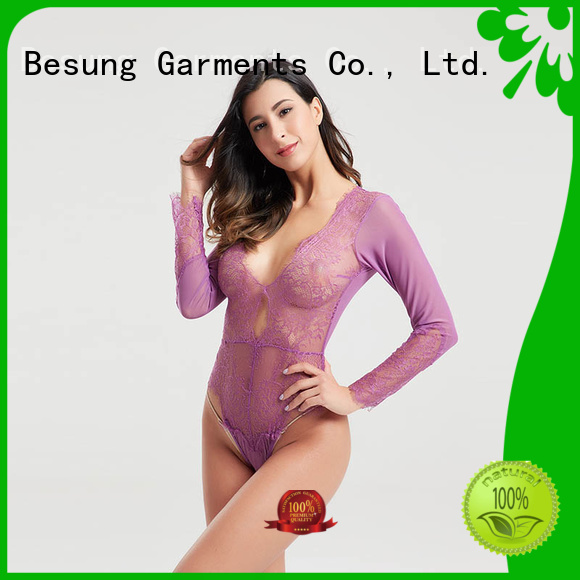 Besung underwire backless bodysuit for wholesale for women