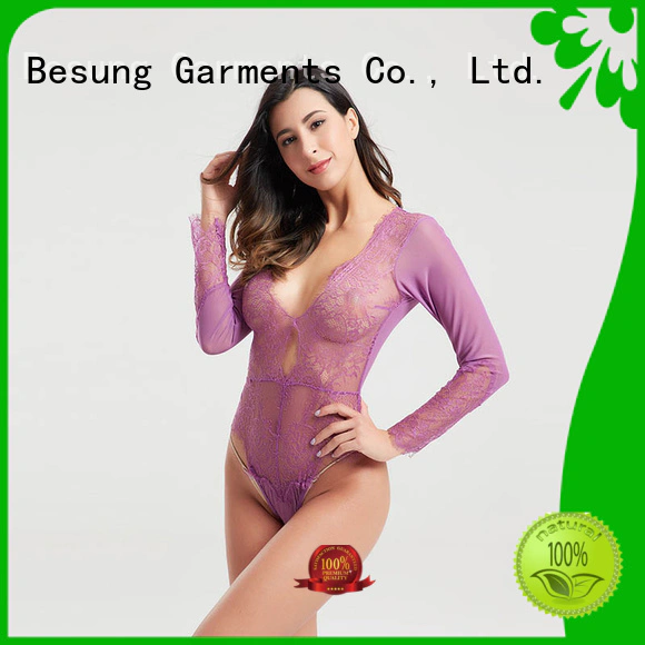 Besung underwire backless bodysuit for wholesale for women