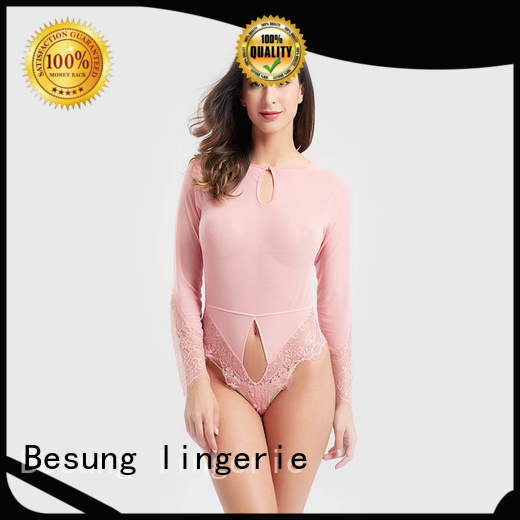 Besung purple sexy black bodysuit from manufacturer for home