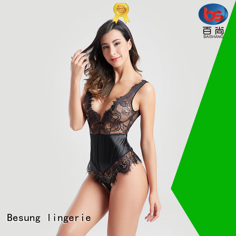 Besung buckle lace teddy at discount for home