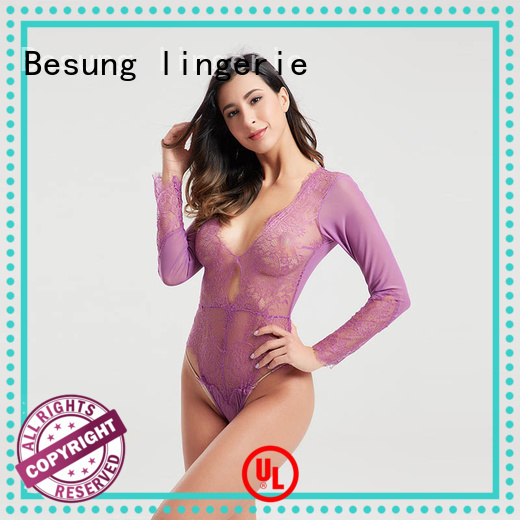 Besung low price lace teddy factory for women