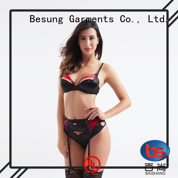 Besung neck sheer lingerie bulk production for lover