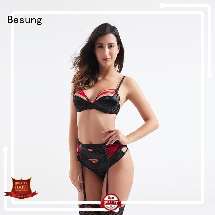 Besung unique sexy red lingerie set classical for lover