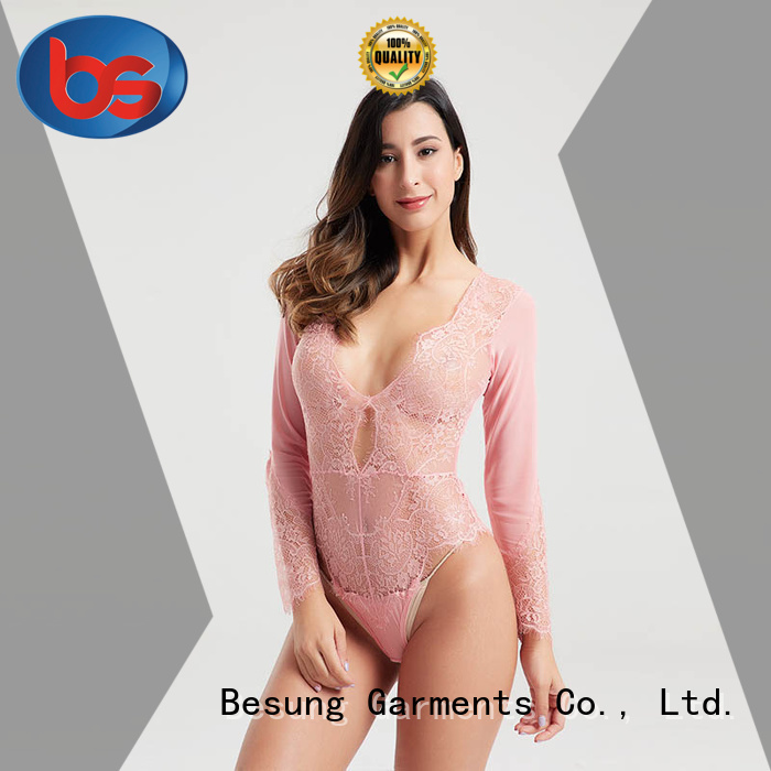 Popular mesh transparent long sleeve lingerie BSQ170