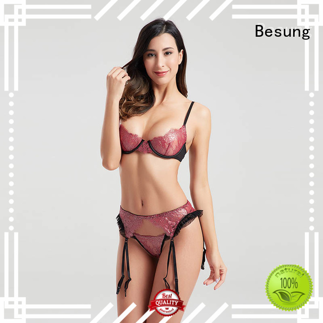 Besung hot-selling satin lingerie free design for lover